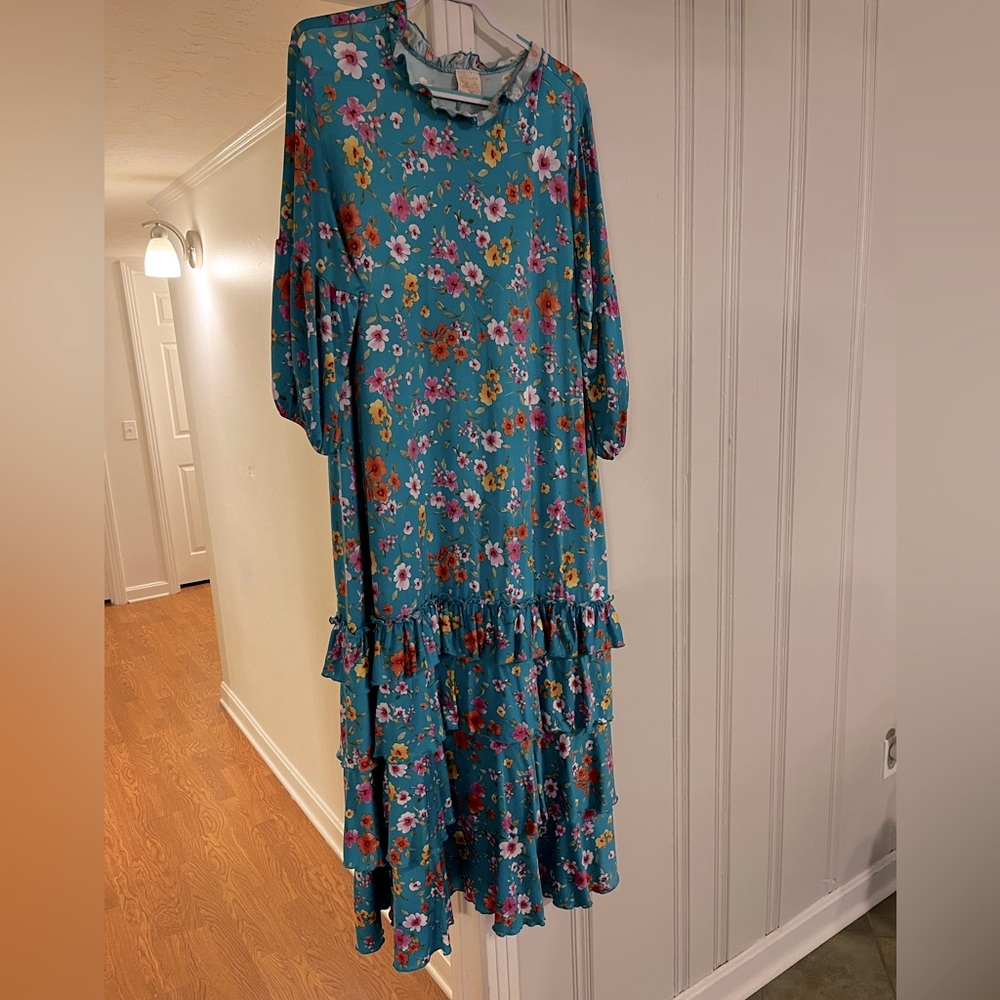Zadie Bs blue floral dress